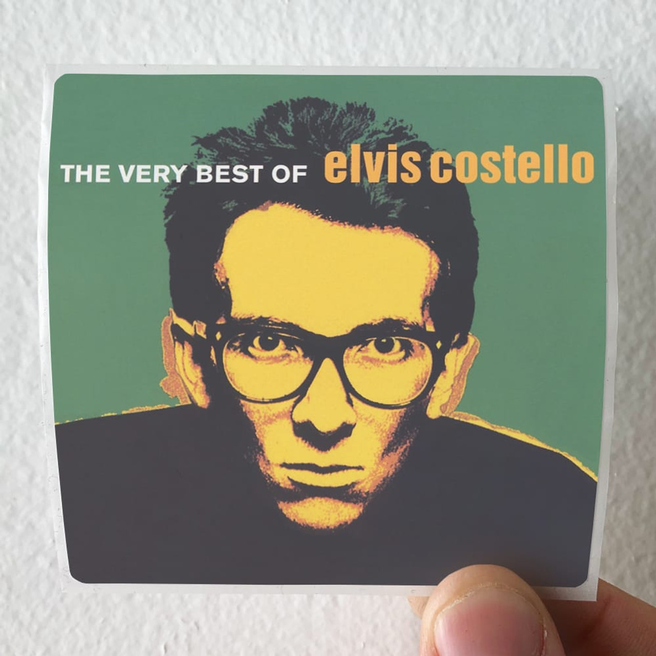 Elvis Costello The Very Best Of Album Cover Sticker