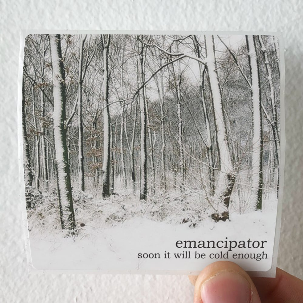 Emancipator Soon It Will Be Cold Enough Album Cover Sticker