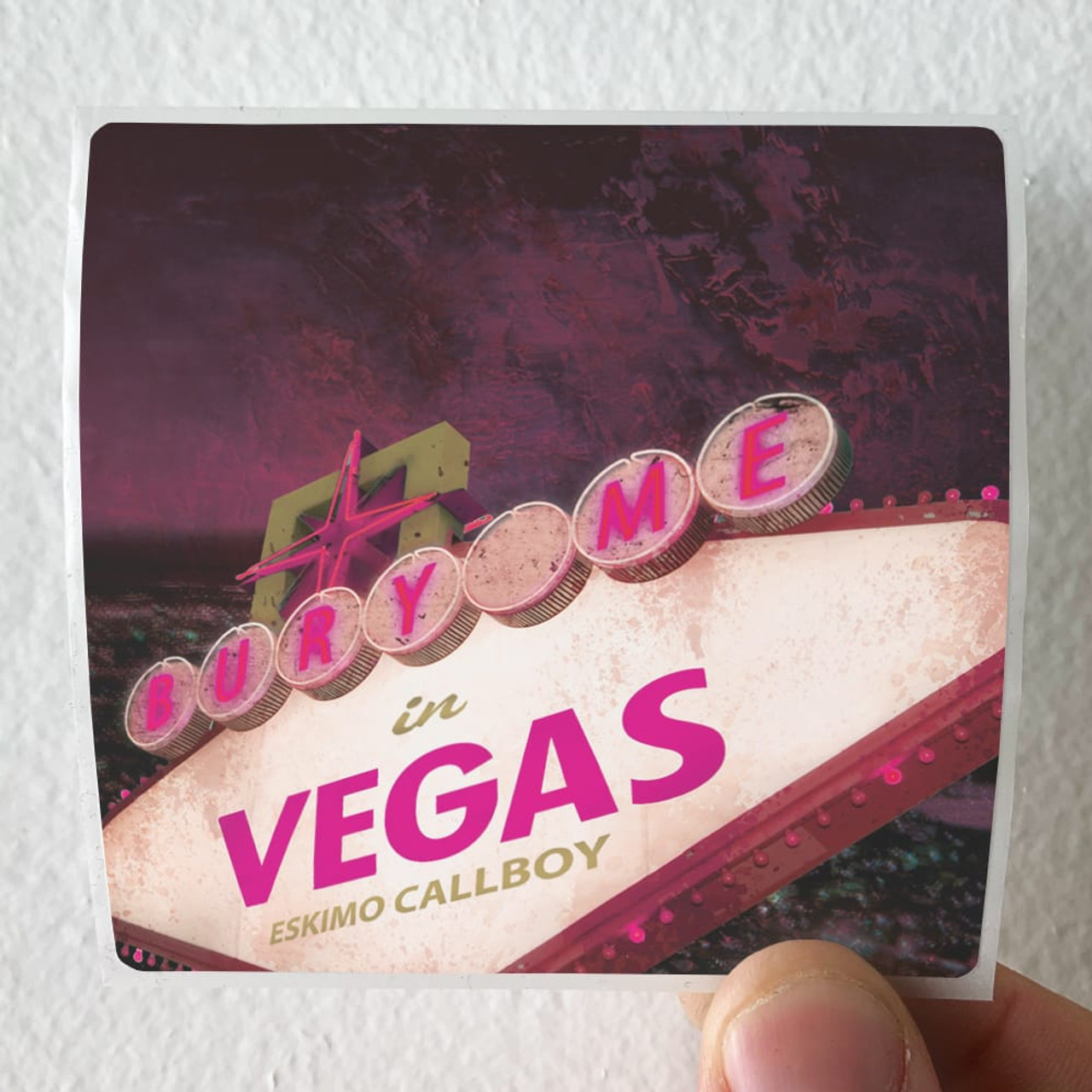 Eskimo Callboy Bury Me In Vegas Album Cover Sticker