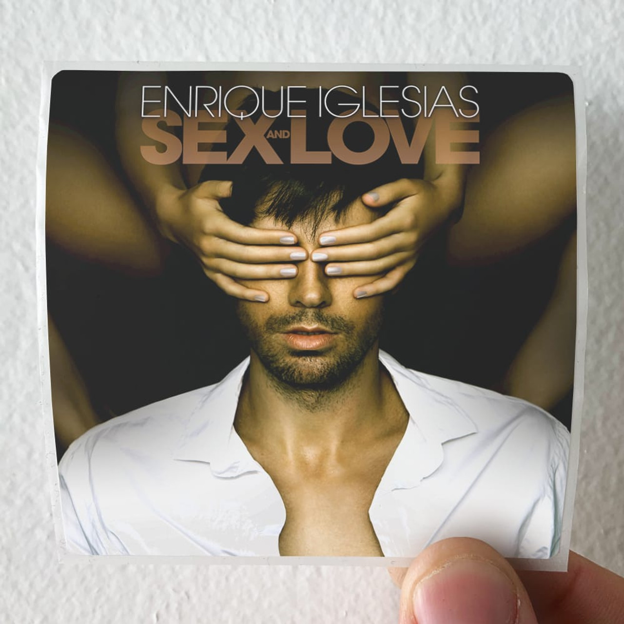 Enrique Iglesias Sex And Love 1 Album Cover Sticker