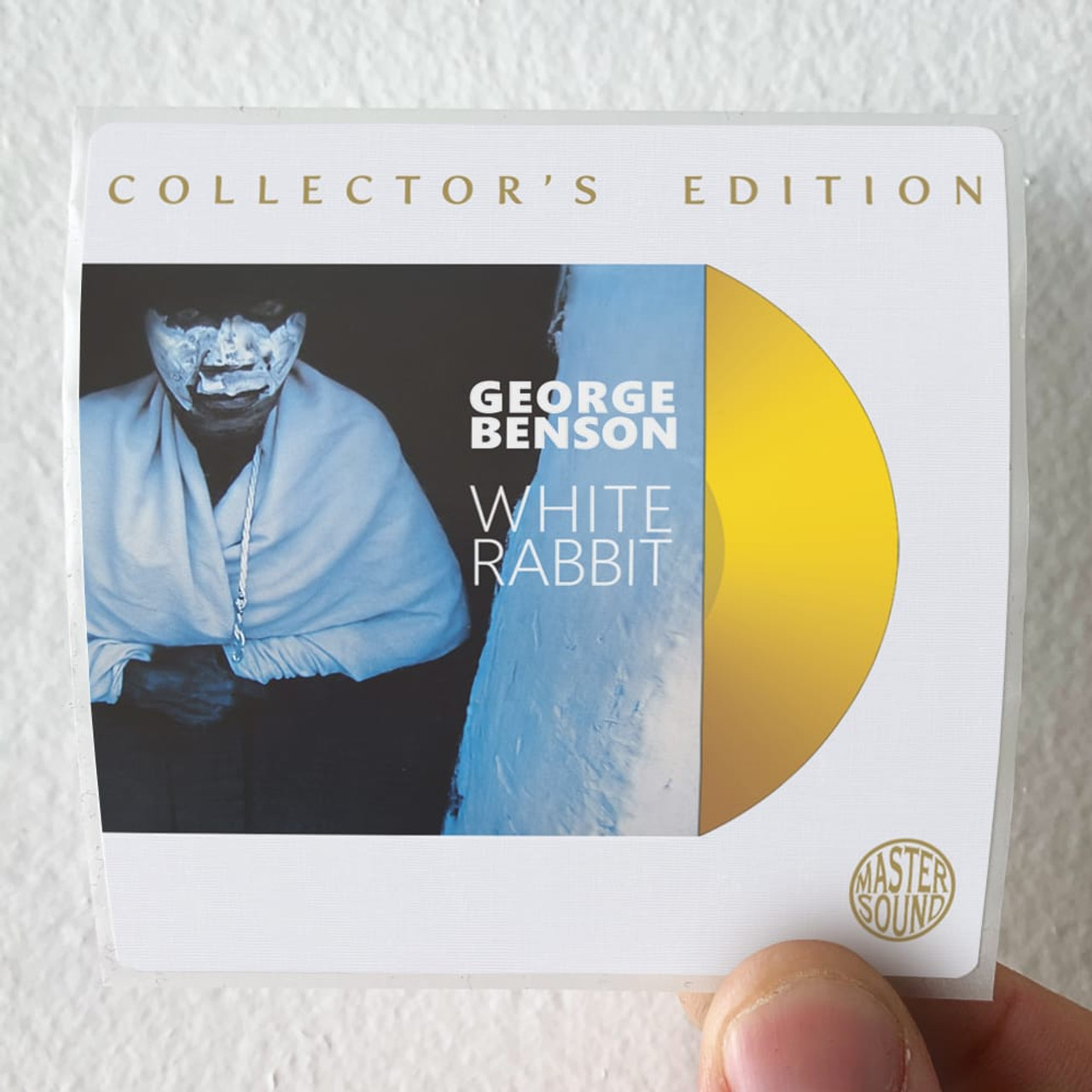 George Benson White Rabbit Album Cover Sticker