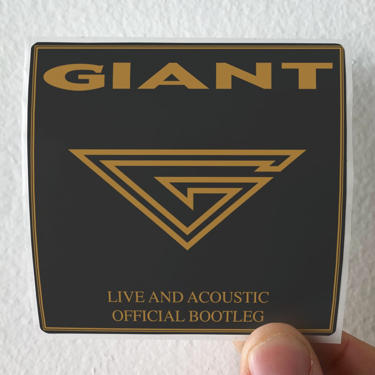 Giant Live Acoustic Official Bootleg Album Cover Sticker