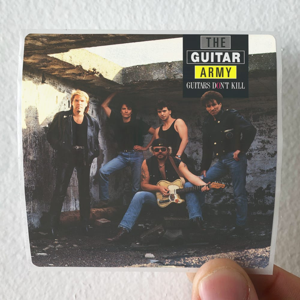 Guitar Army Guitars Dont Kill Album Cover Sticker