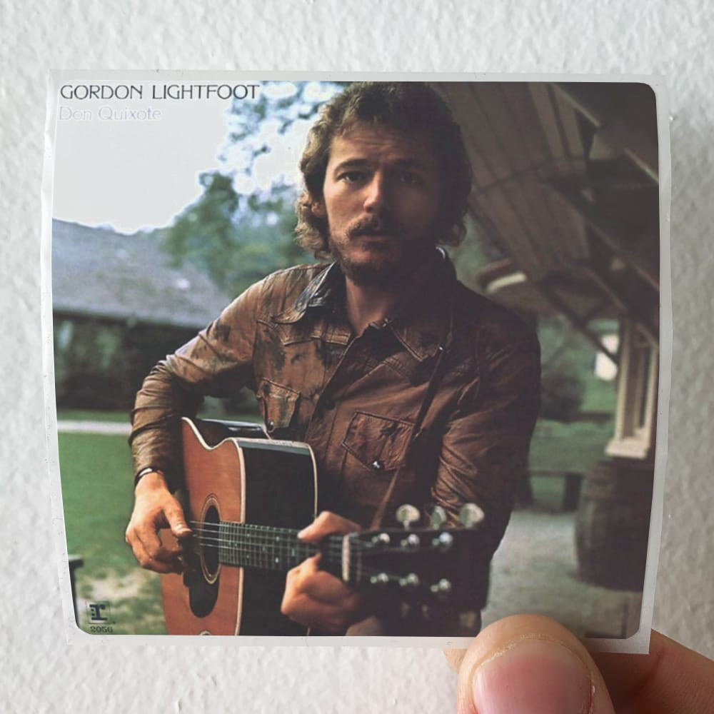 Gordon Lightfoot Don Quixote Album Cover Sticker
