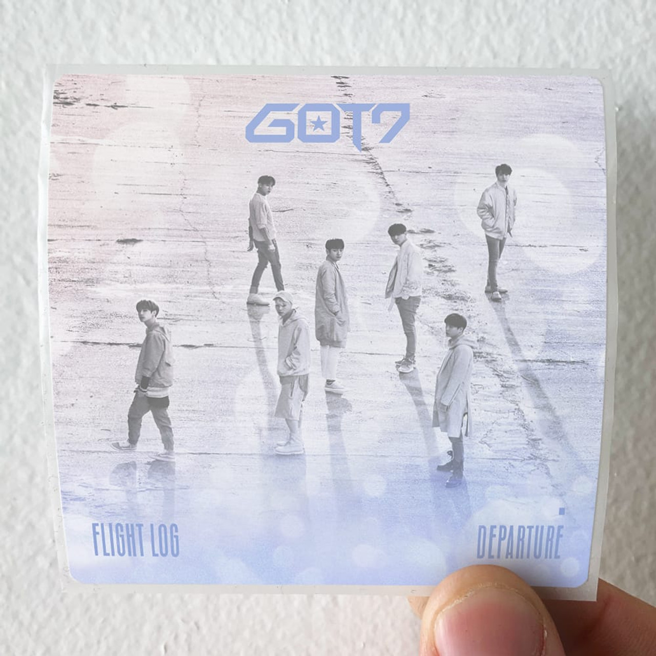 GOT7 Flight Log Departure Album Cover Sticker