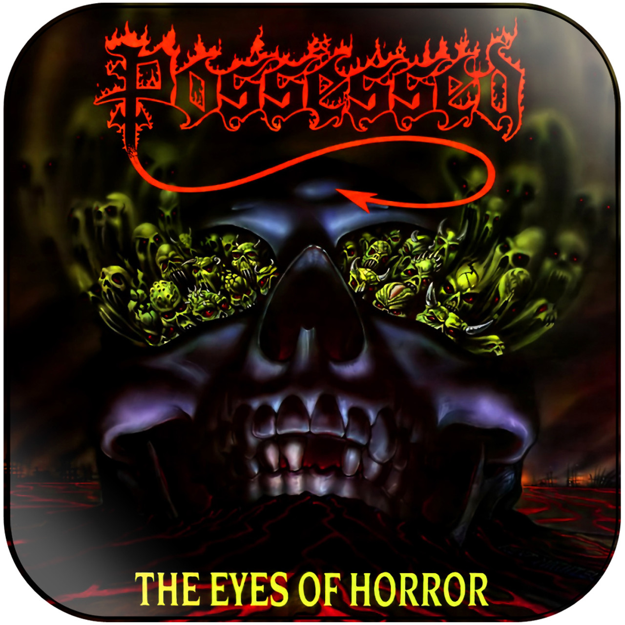 Possessed - The Eyes Of Horror Album Cover Sticker Album Cover Sticker