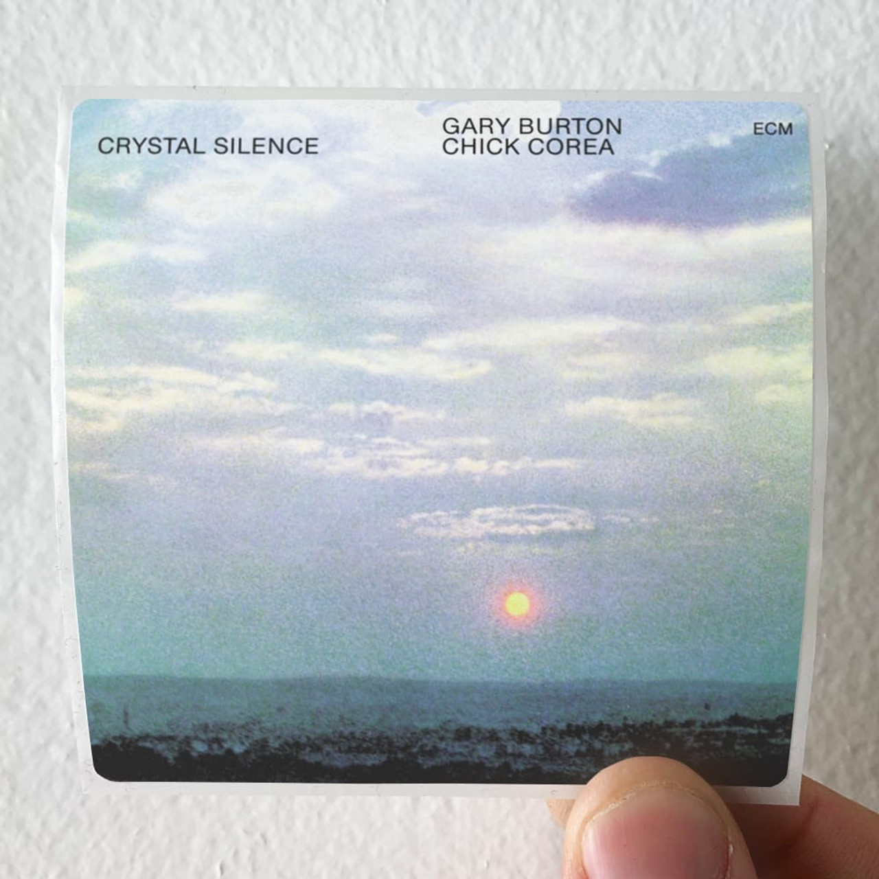 Gary Burton Crystal Silence Album Cover Sticker