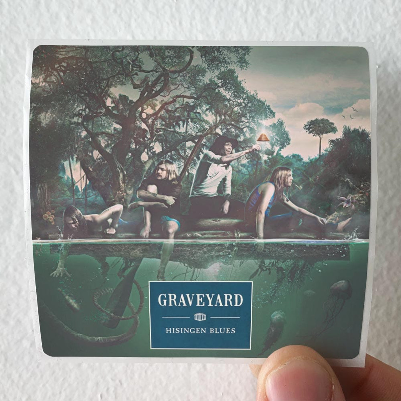 Graveyard Hisingen Blues Album Cover Sticker