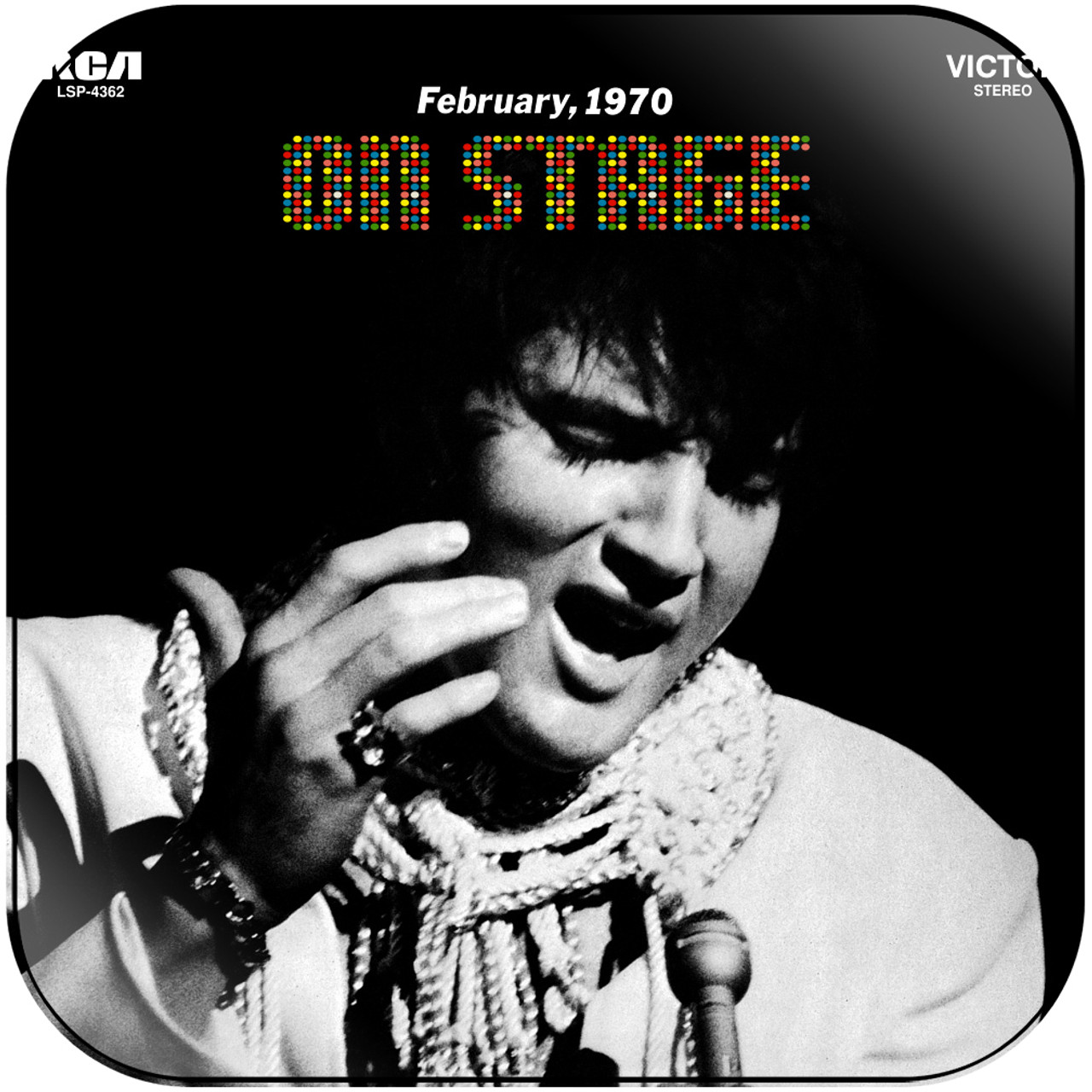 Elvis Presley On Stage 2 Album Cover Sticker Album Cover Sticker