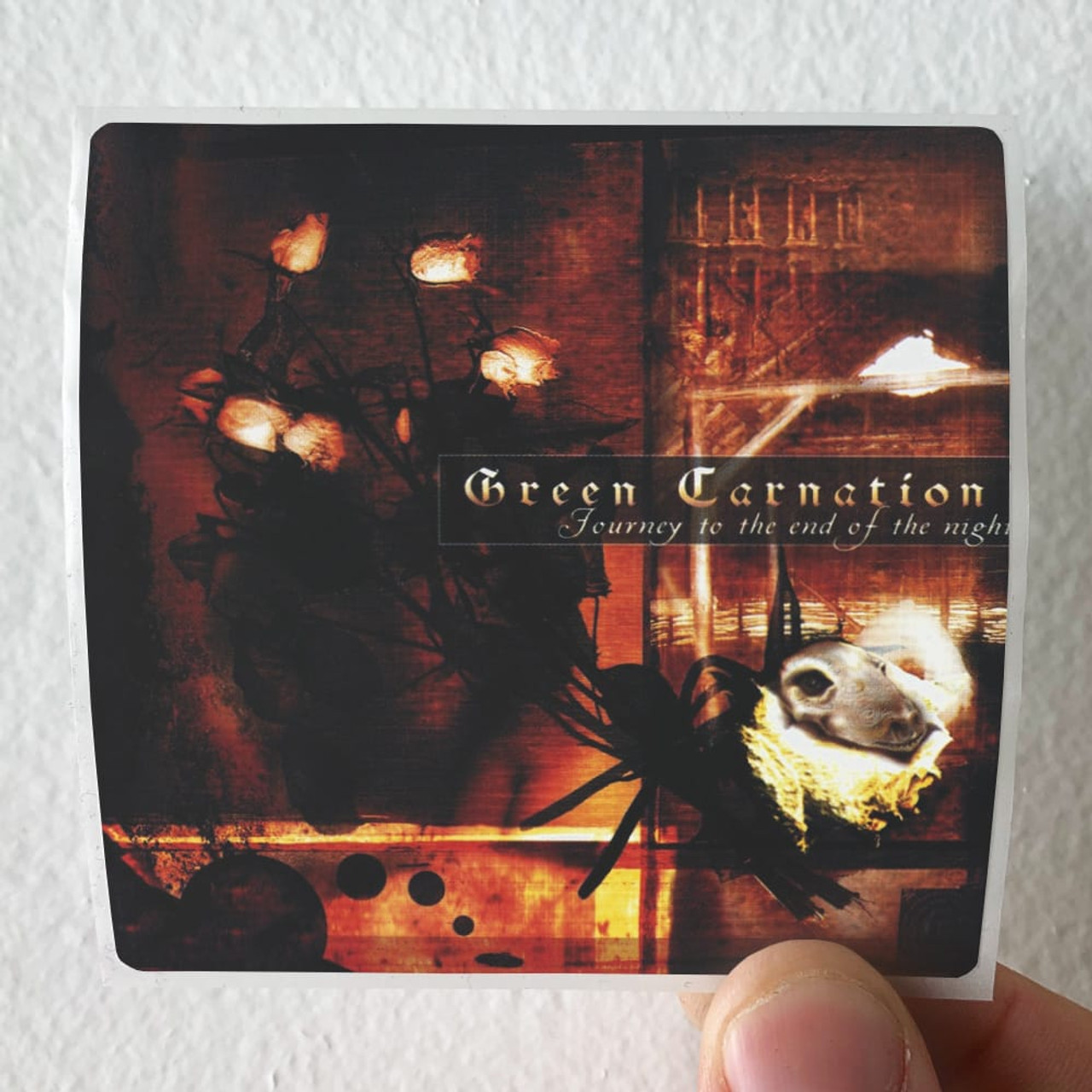 Green Carnation Journey To The End Of The Night Album Cover Sticker