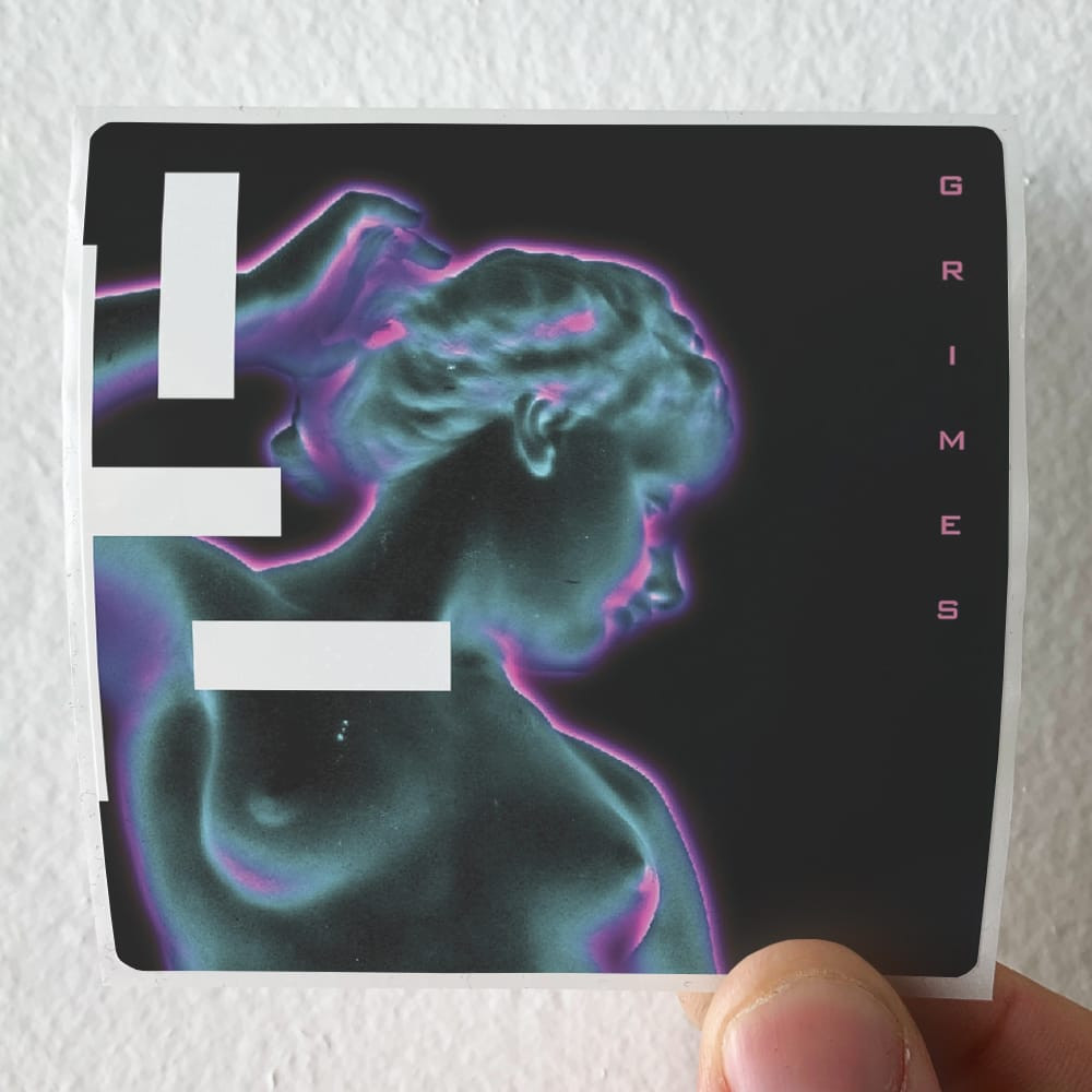 Grimes Halfaxa 2 Album Cover Sticker