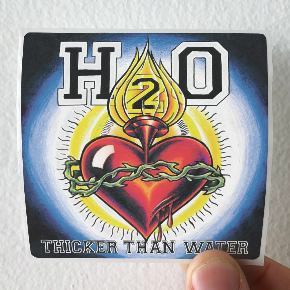 H2O Thicker Than Water 1 Album Cover Sticker