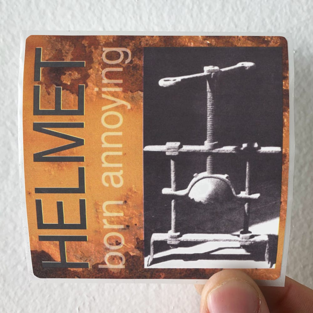 Helmet Born Annoying Album Cover Sticker