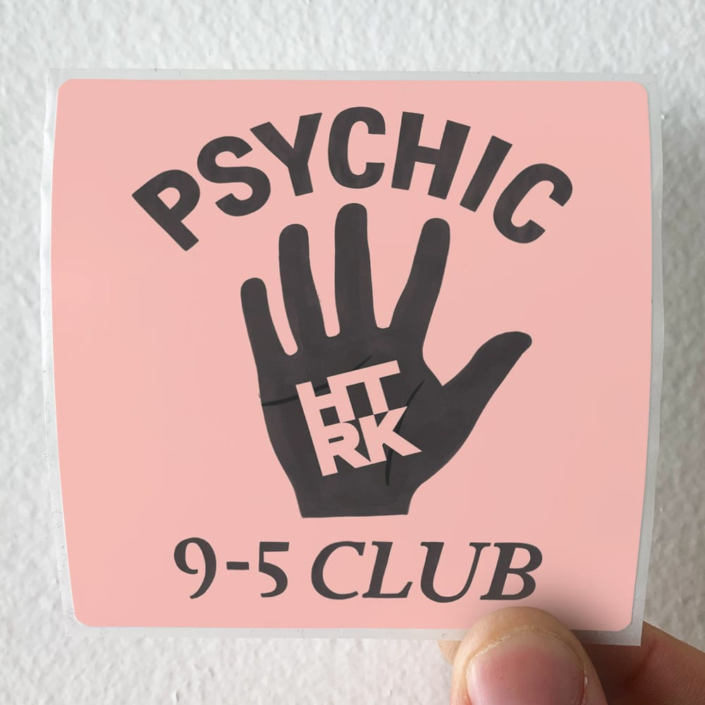 HTRK Psychick 9 5 Club Album Cover Sticker HTRK Psychick 9 5 Club Album Cover Sticker