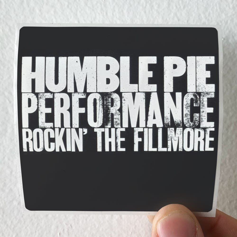 Humble Pie Performance Rockin The Fillmore Album Cover Sticker
