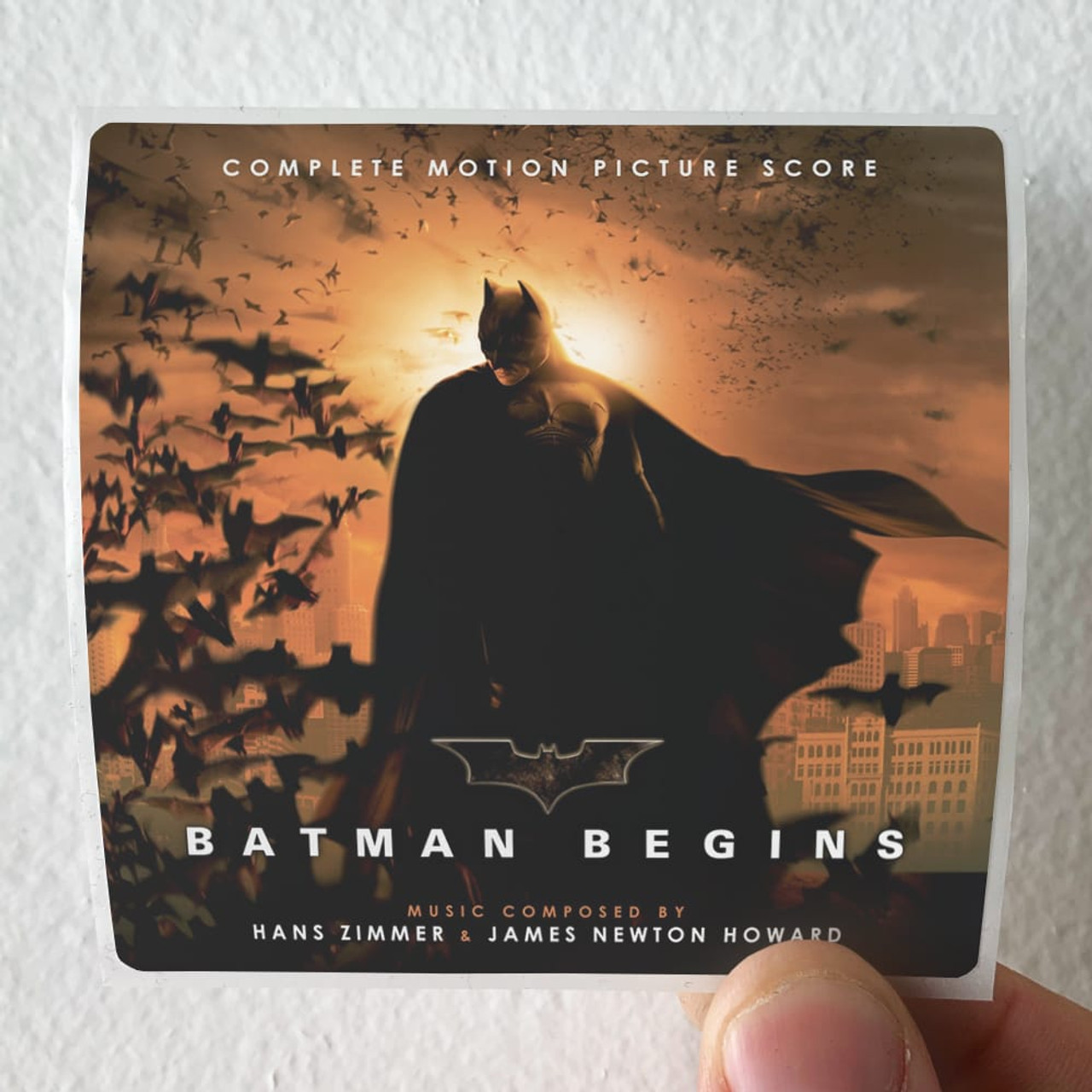 Hans Zimmer Batman Begins 1 Album Cover Sticker