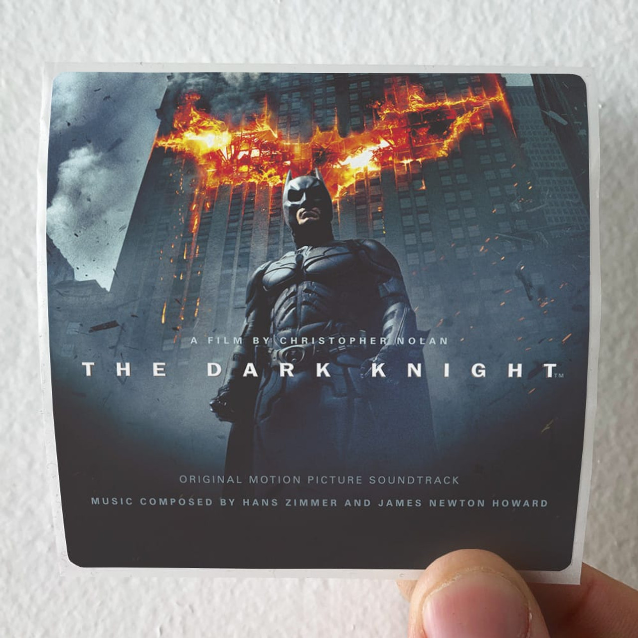 Hans Zimmer The Dark Knight 1 Album Cover Sticker