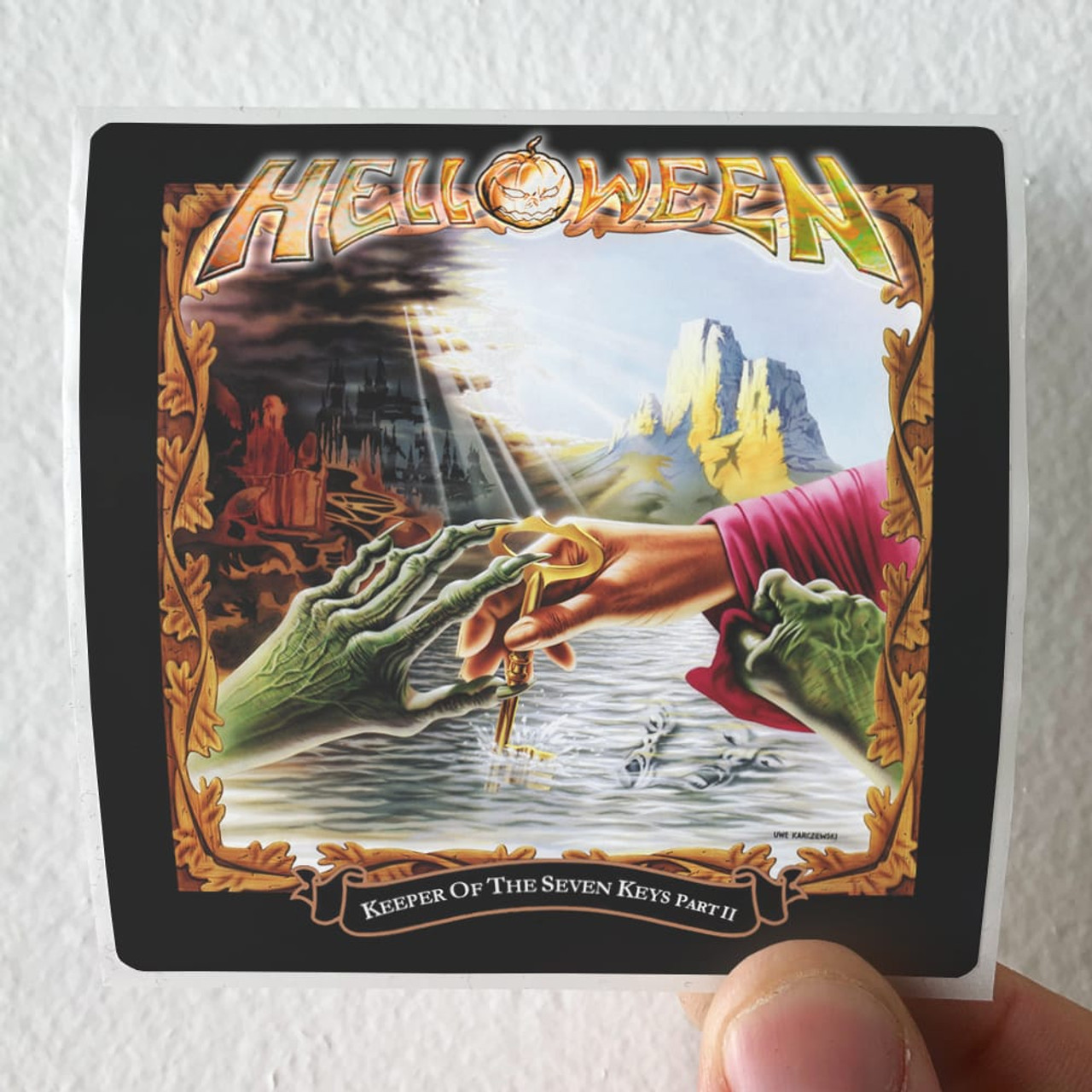 Helloween Keeper Of The Seven Keys Part Ii Album Cover Sticker