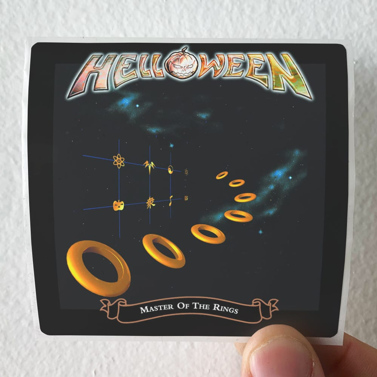 Helloween Master Of The Rings Album Cover Sticker