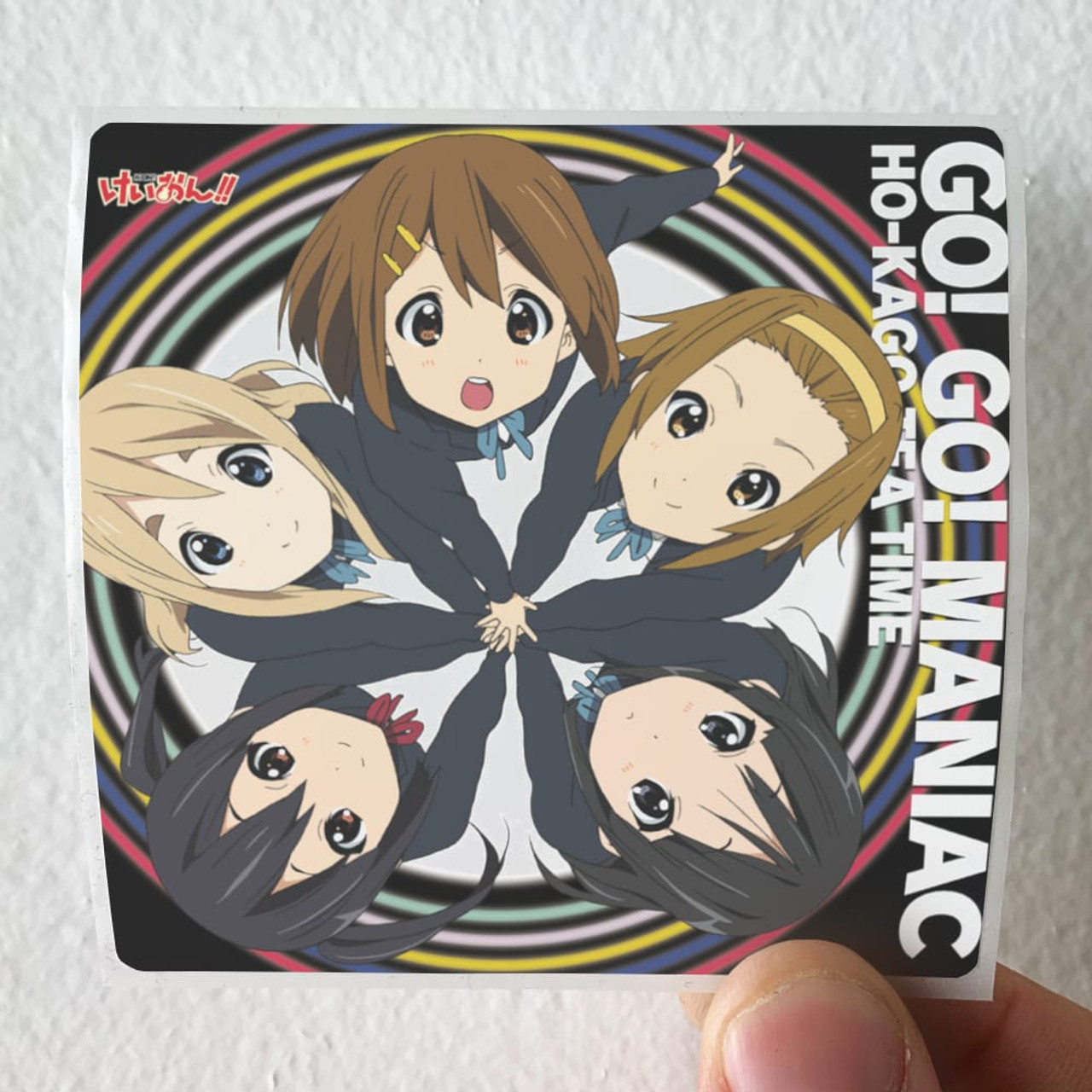 HO-KAGO TEA TIME Go Go Maniac Album Cover Sticker