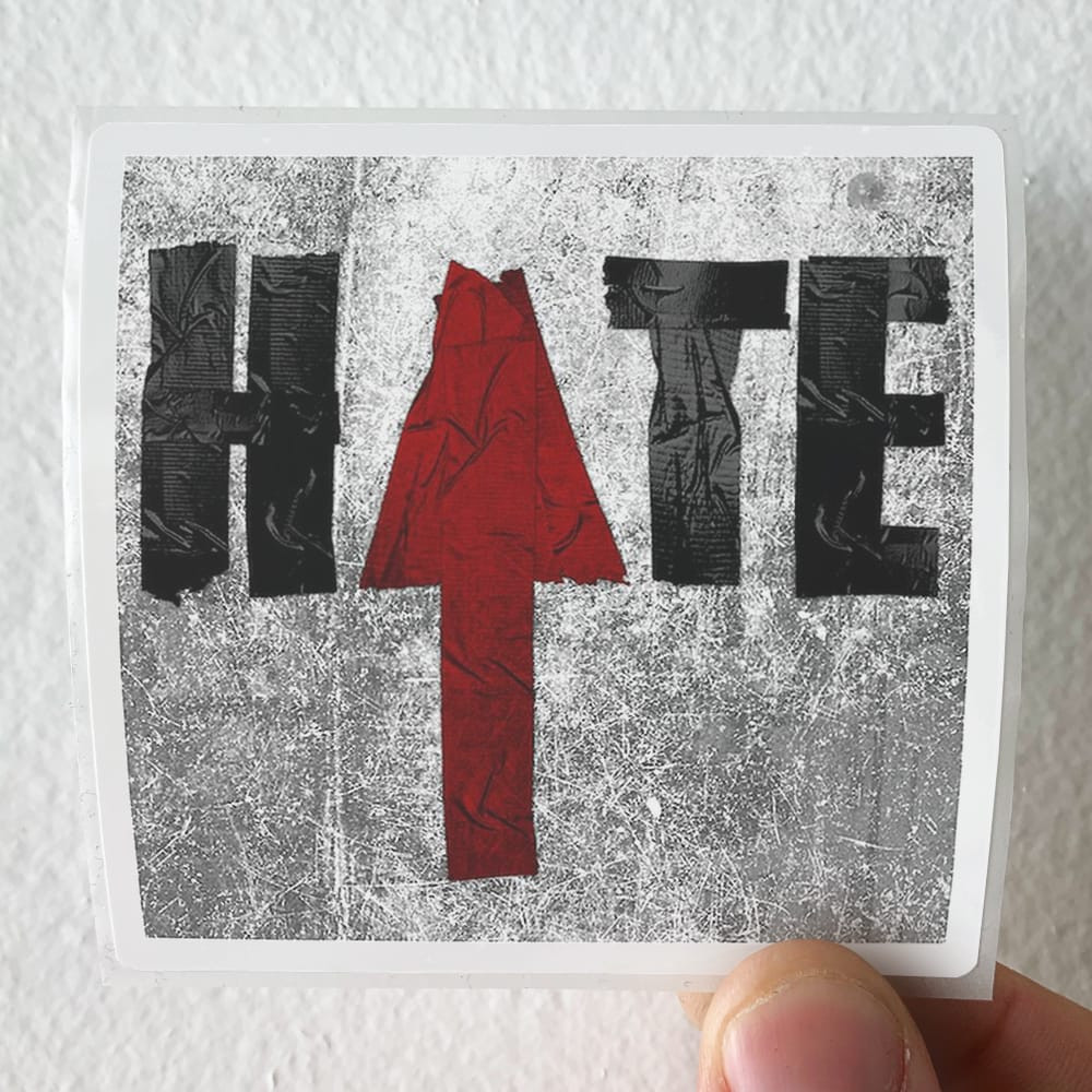 Hawthorne Heights Hate Album Cover Sticker