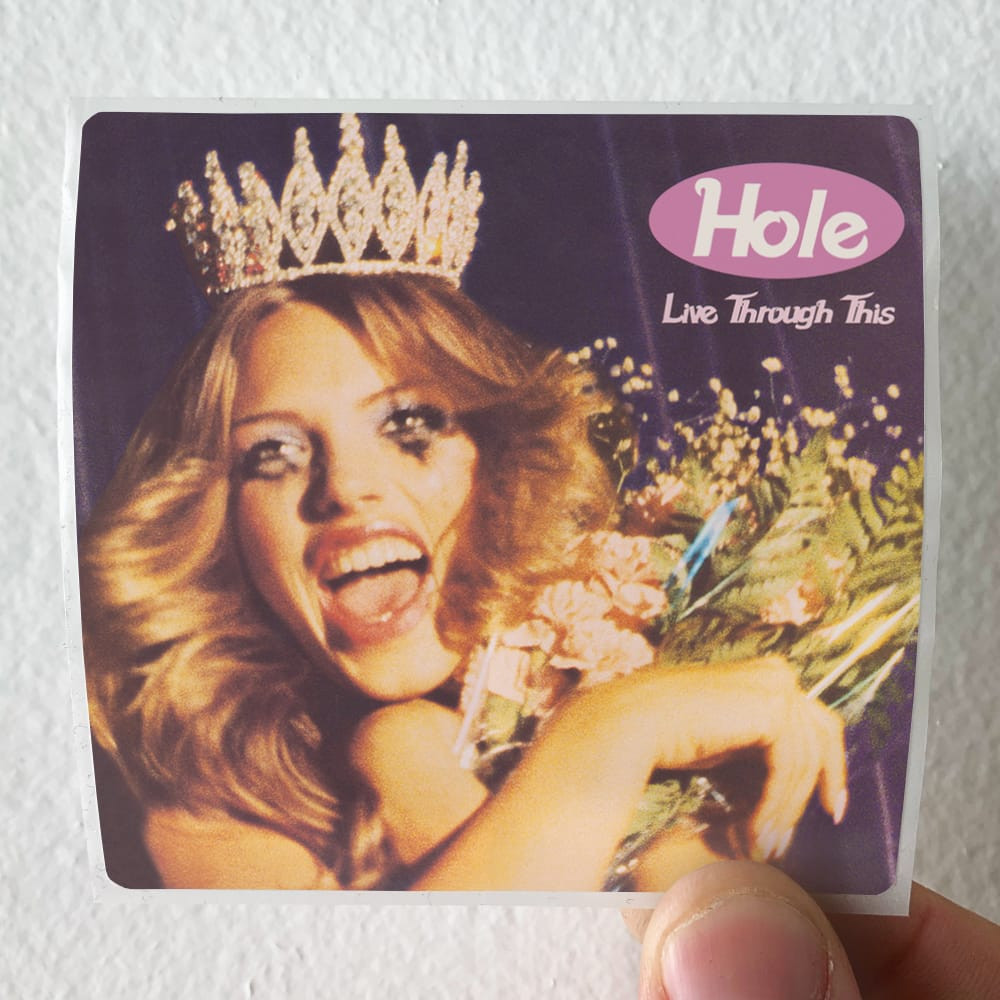 Hole Live Through This 1 Album Cover Sticker Hole Live Through This 1 Album Cover Sticker