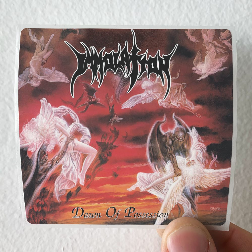 Immolation Dawn Of Possession 1 Album Cover Sticker
