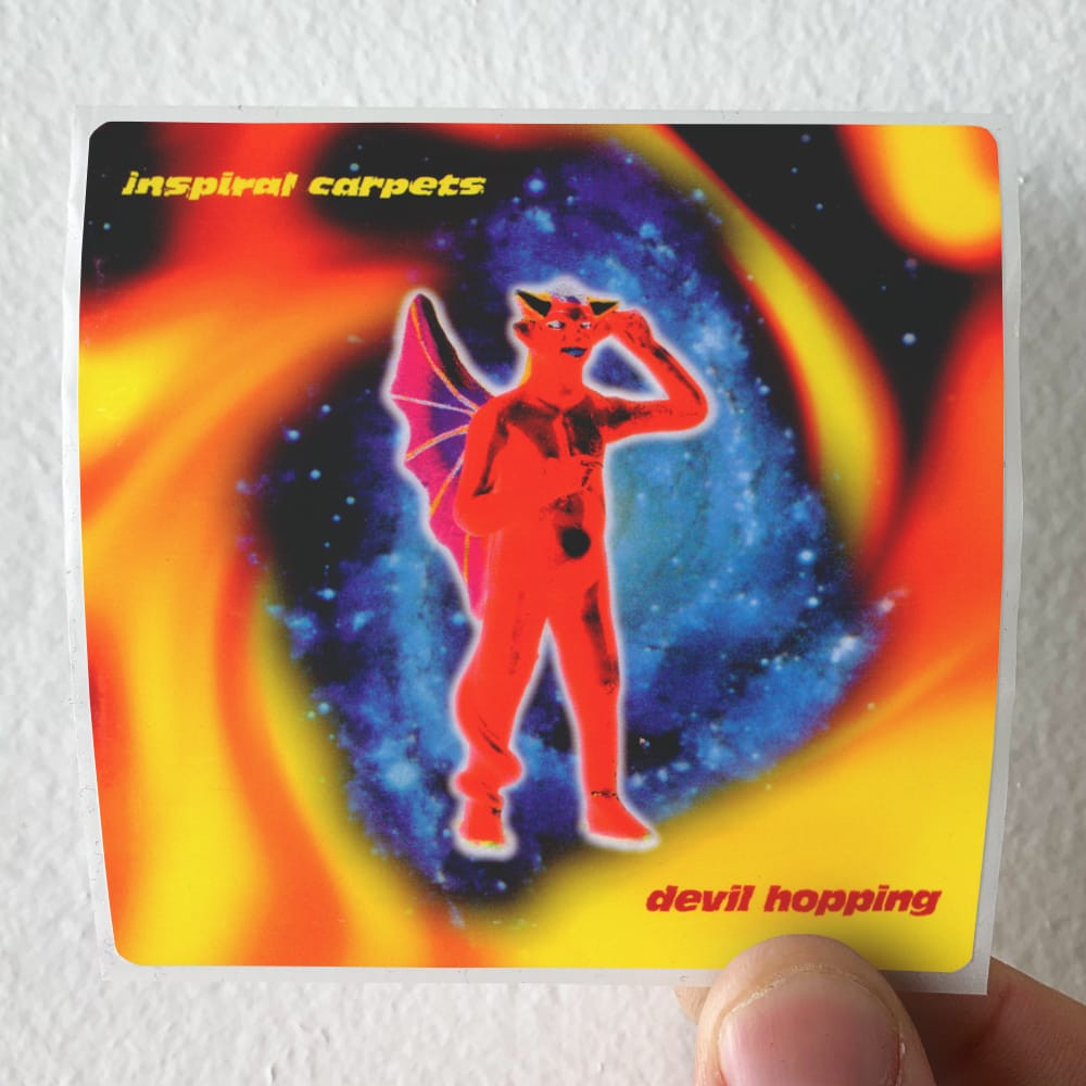 Inspiral Carpets Devil Hopping Album Cover Sticker