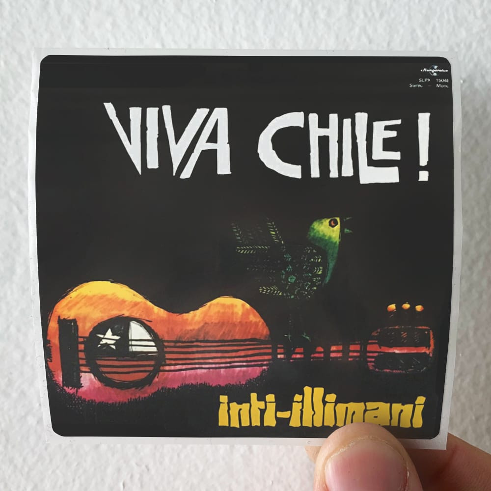 IntiIllimani Viva Chile Album Cover Sticker