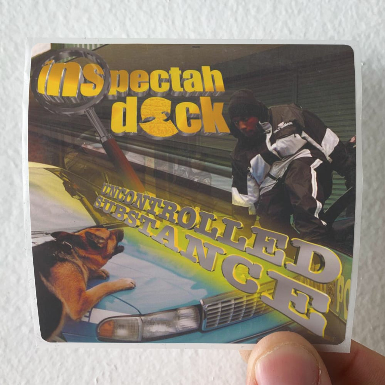 Inspectah Deck Uncontrolled Substance Album Cover Sticker