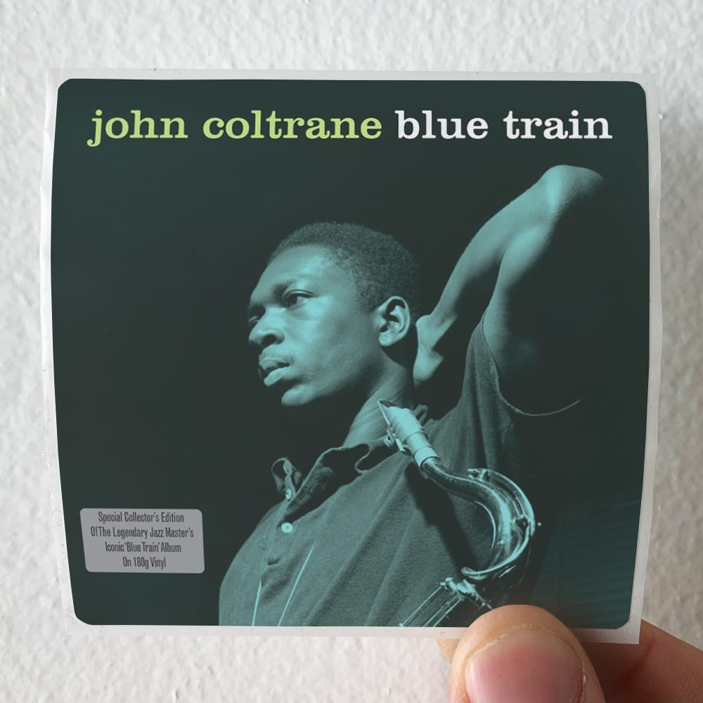 John Coltrane Blue Train 5 Album Cover Sticker