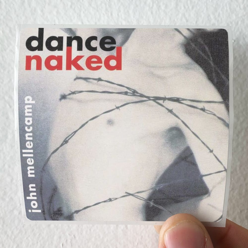 John Mellencamp Dance Naked Album Cover Sticker