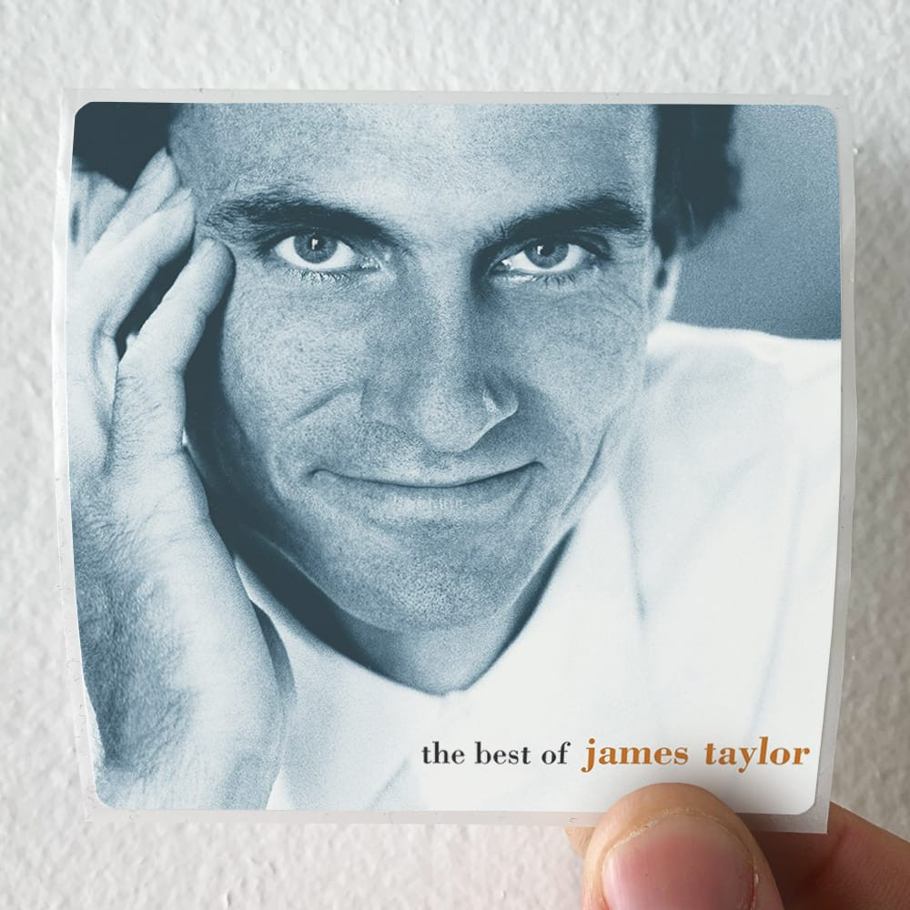 James Taylor The Best Of James Taylor Album Cover Sticker