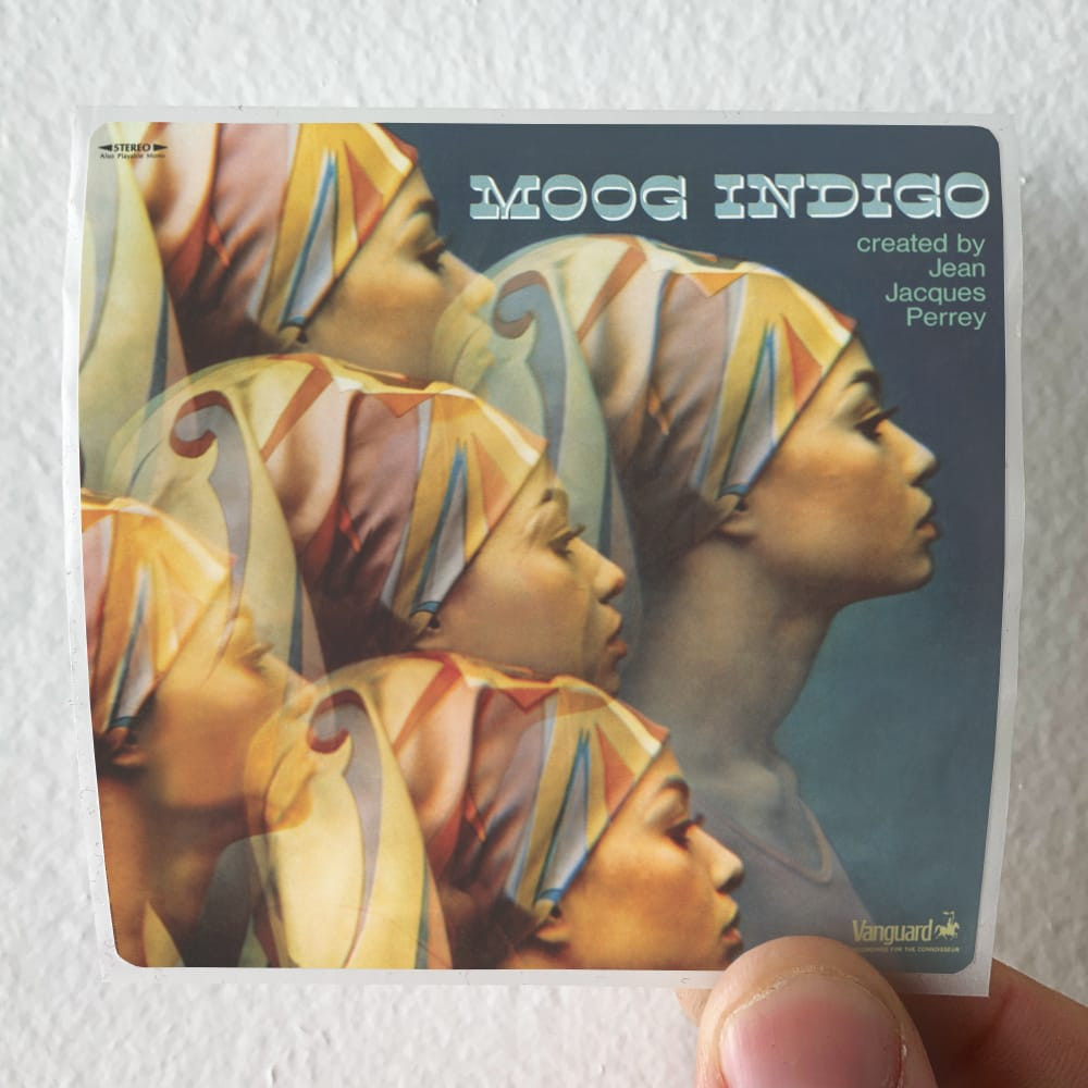 Jean-Jacques Perrey Moog Indigo Album Cover Sticker