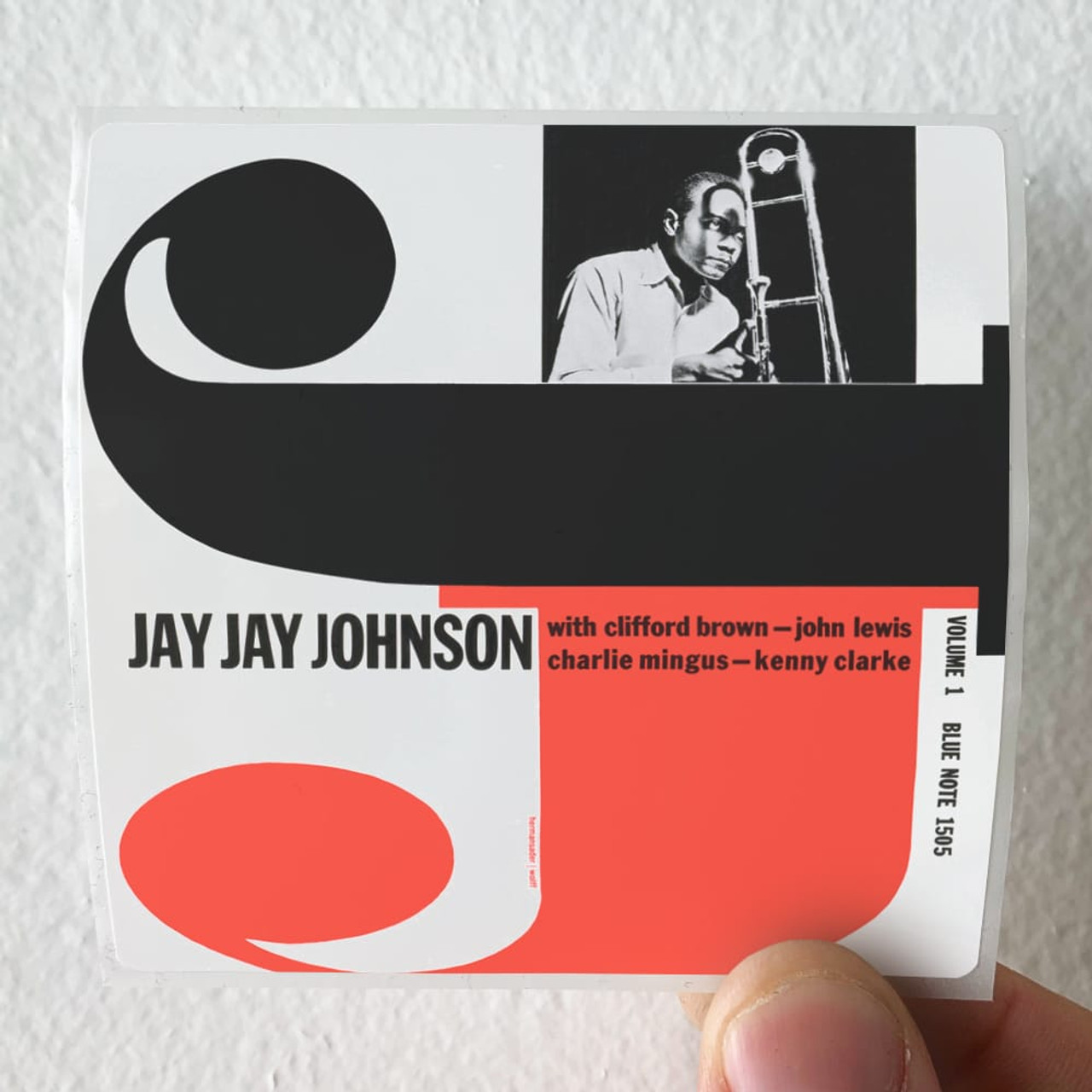 J J Johnson The Eminent Jay Jay Johnson Volume 1 Album Cover Sticker