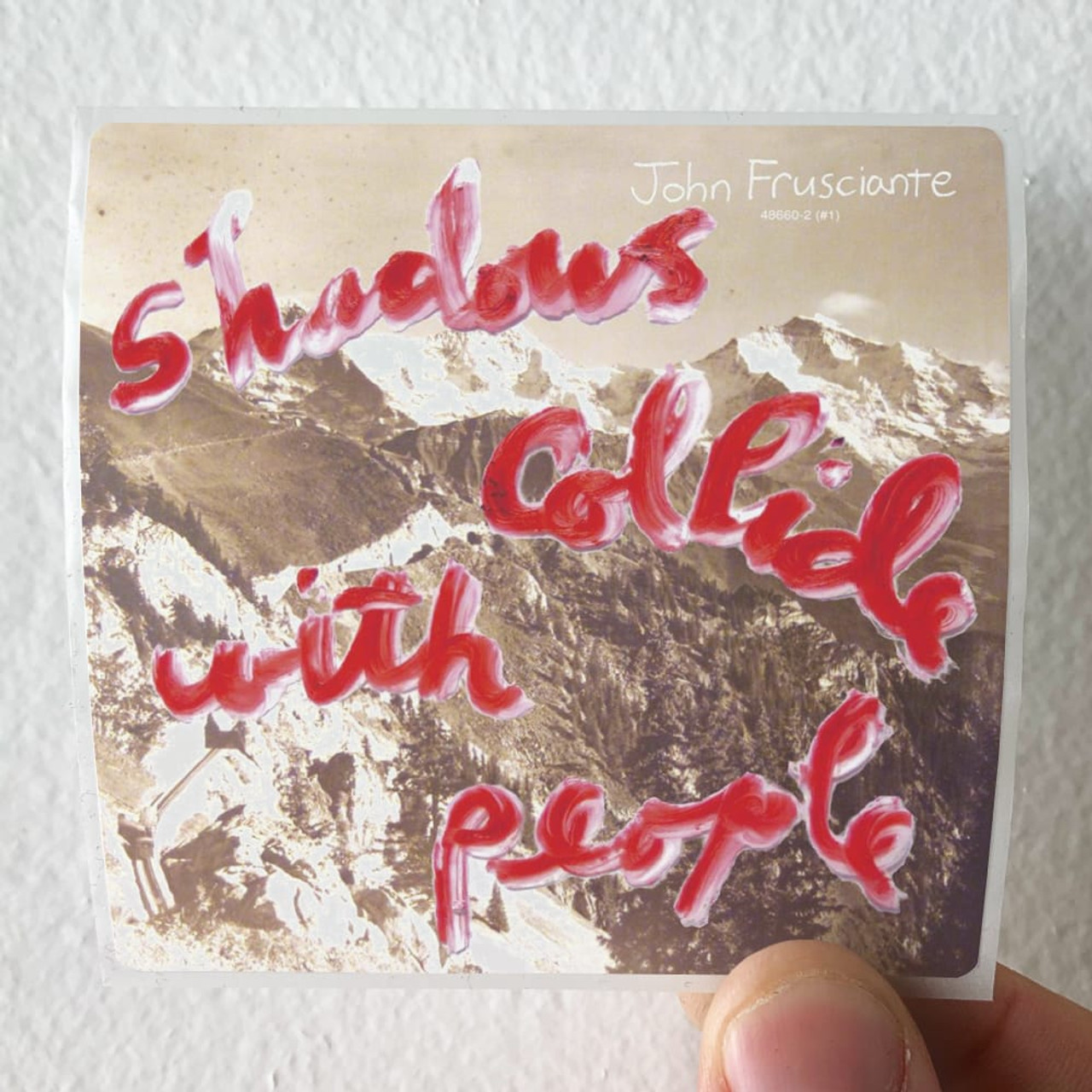 John Frusciante Shadows Collide With People Album Cover Sticker