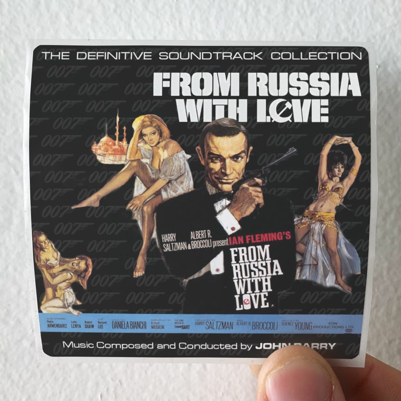 John Barry From Russia With Love 2 Album Cover Sticker