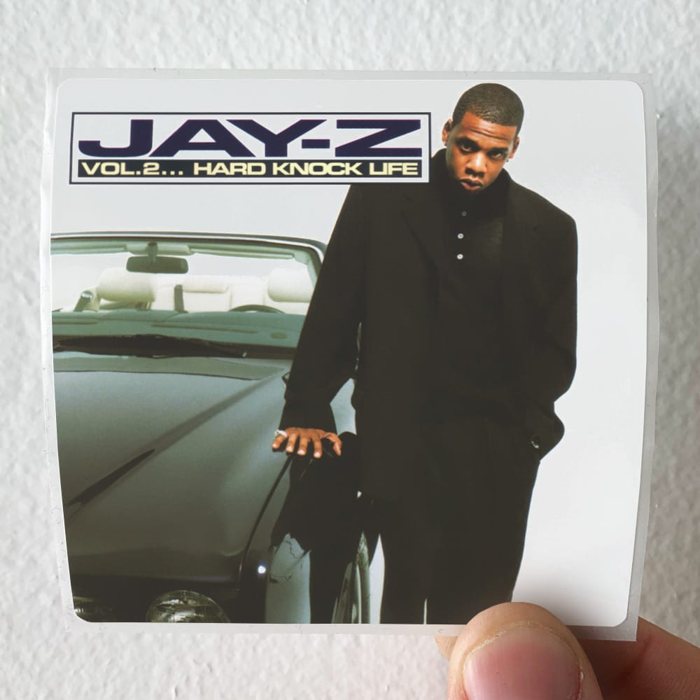 Jay-Z Vol 2 Hard Knock Life 2 Album Cover Sticker
