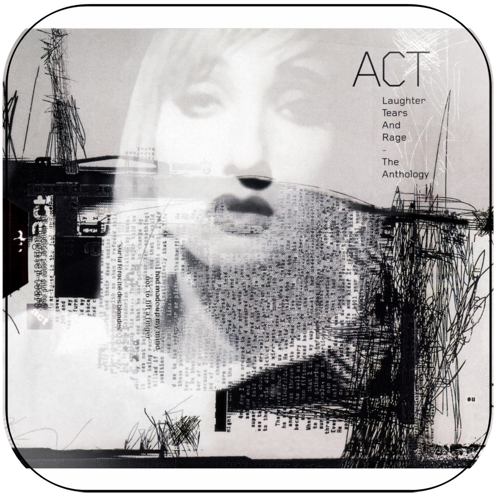 Act Laughter Tears And Rage The Anthology Album Cover Sticker