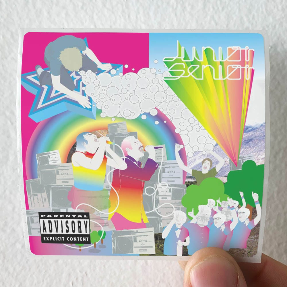 Junior Senior D D Dont Dont Stop The Beat Album Cover Sticker