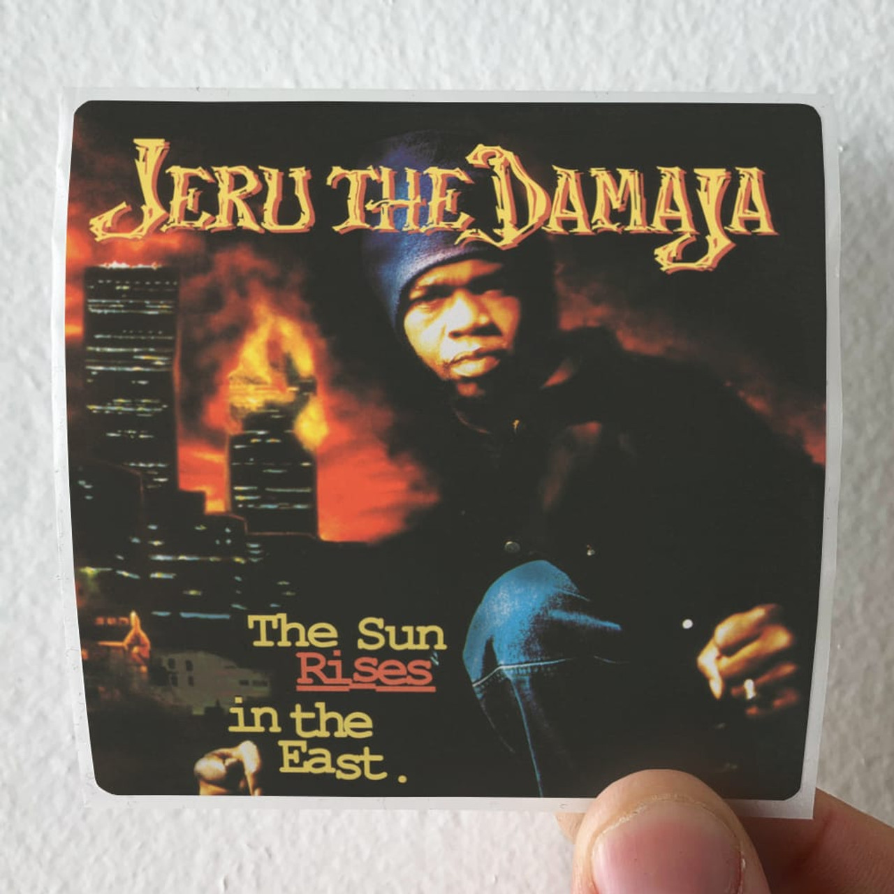 Jeru the Damaja The Sun Rises In The East Album Cover Sticker