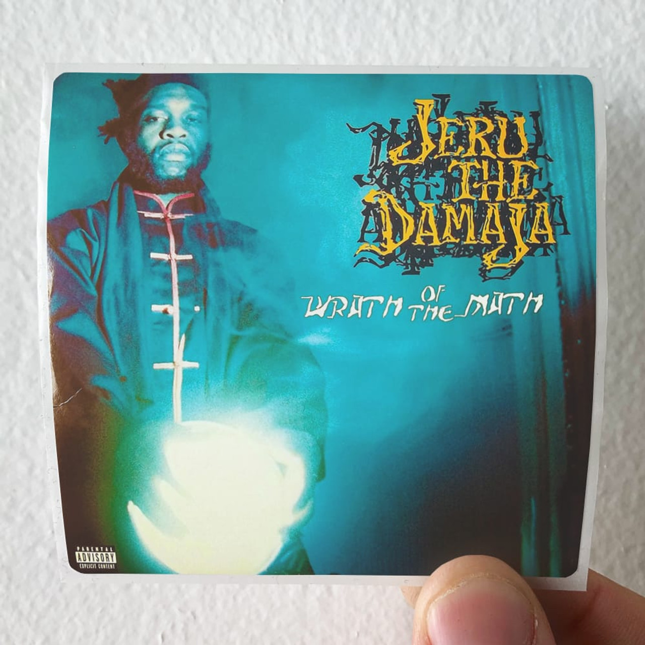 Jeru the Damaja Wrath Of The Math Album Cover Sticker