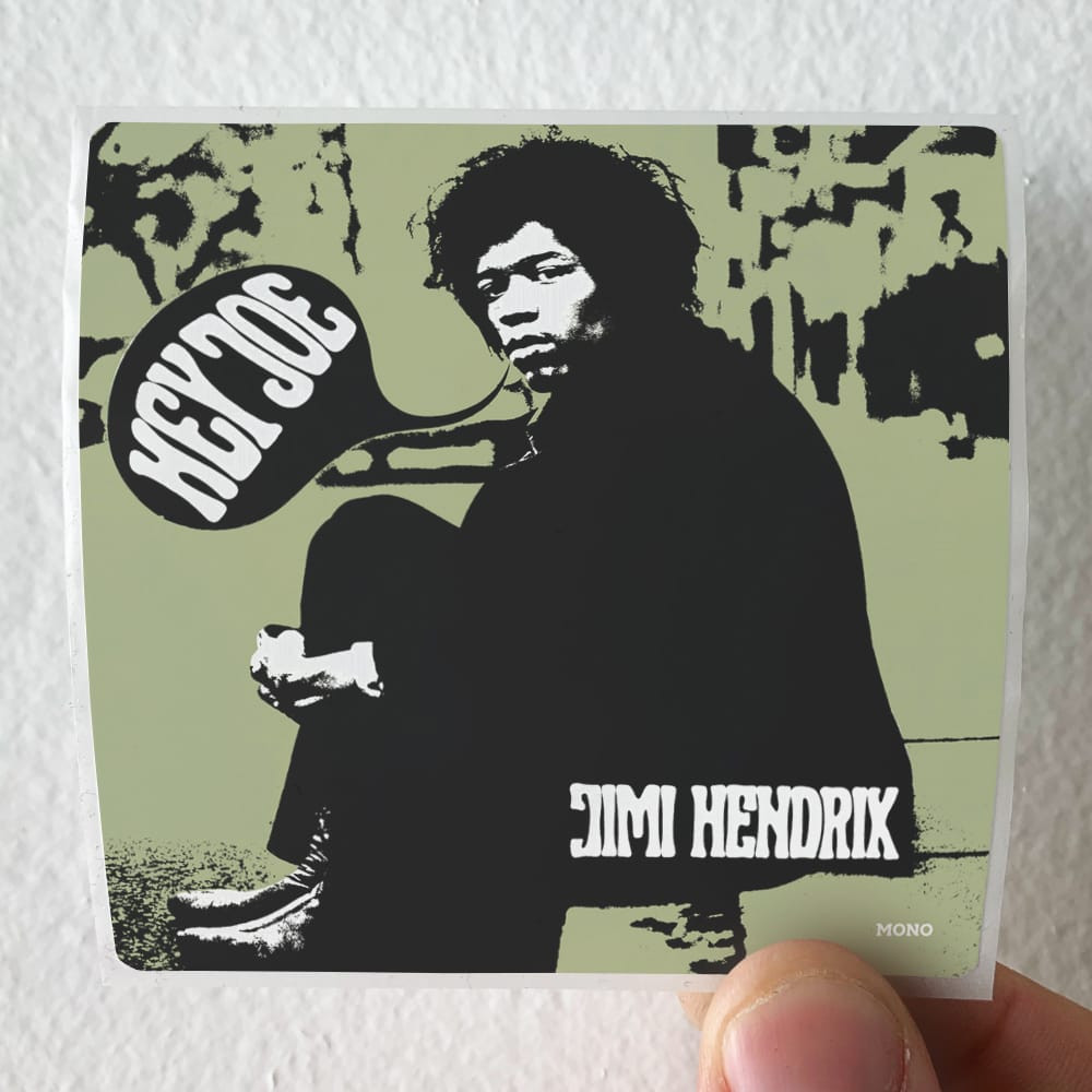 Jimi Hendrix Hey Joe Album Cover Sticker