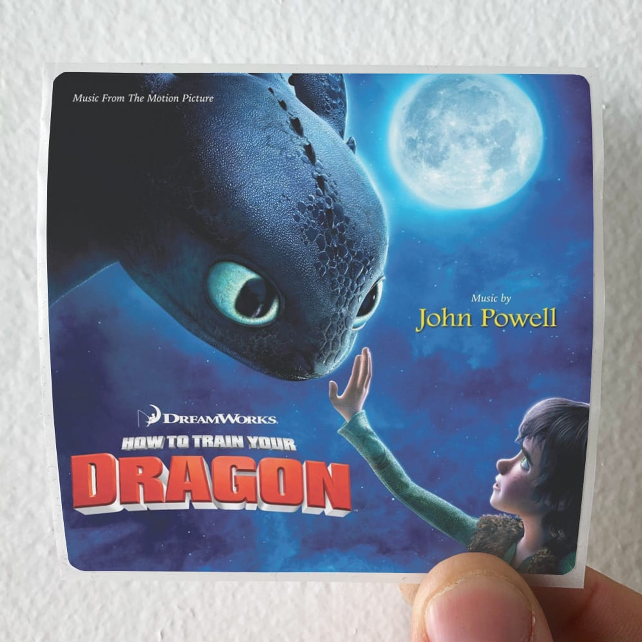 John Powell How To Train Your Dragon Album Cover Sticker