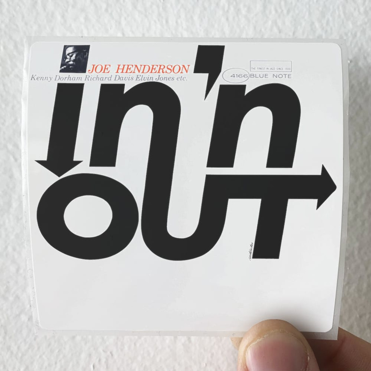 Joe Henderson In N Out Album Cover Sticker