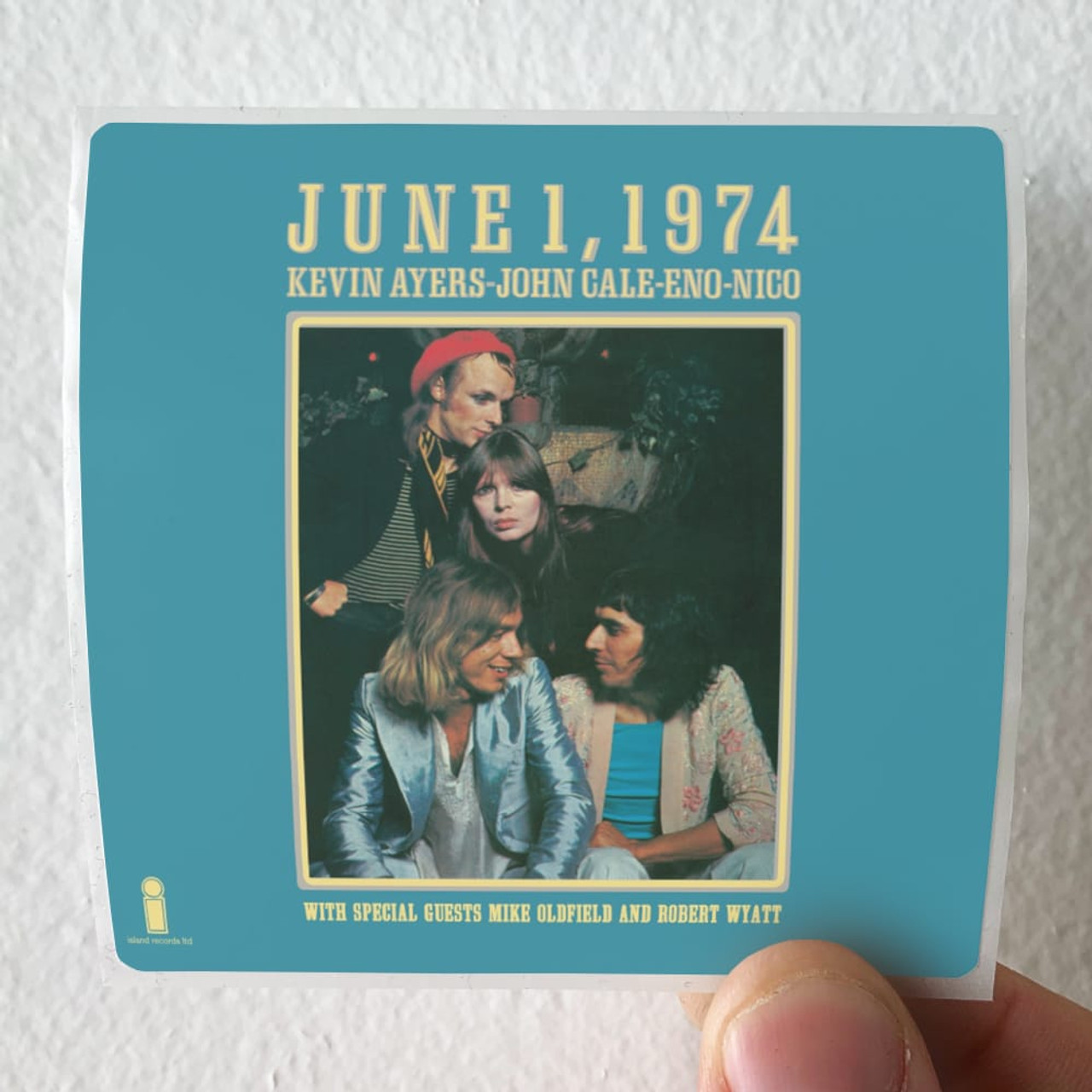 Kevin Ayers June 1 1974 Album Cover Sticker