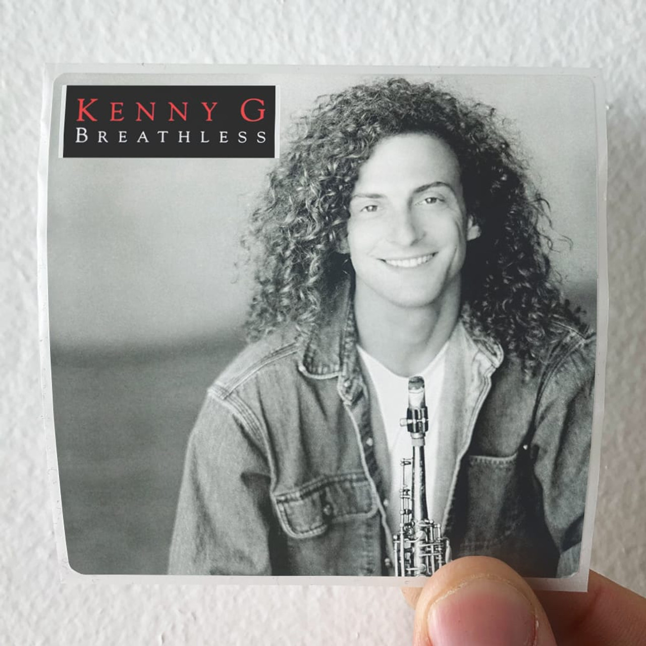 Kenny G Breathless Album Cover Sticker