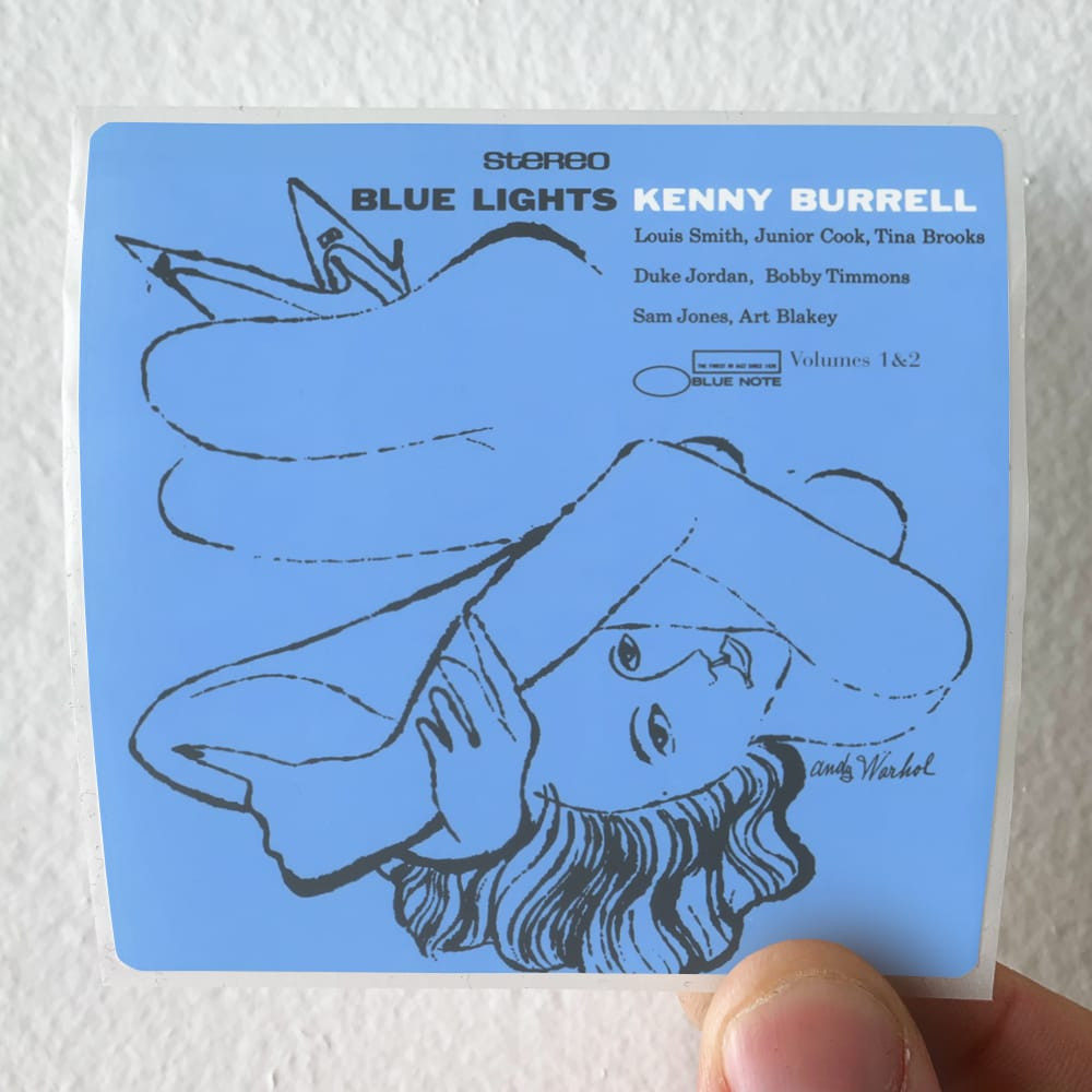 Kenny Burrell Blue Lights Volume 1 2 Album Cover Sticker