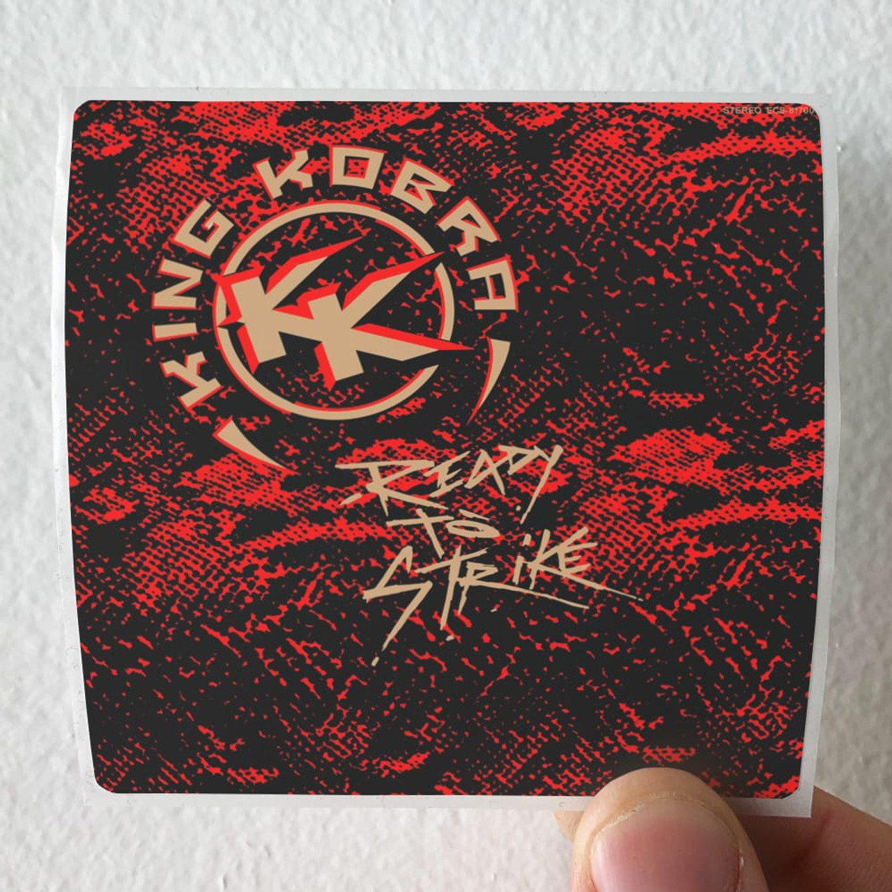 King Kobra Ready To Strike Album Cover Sticker