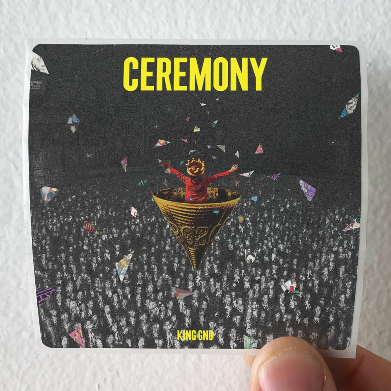 King Gnu Ceremony Album Cover Sticker